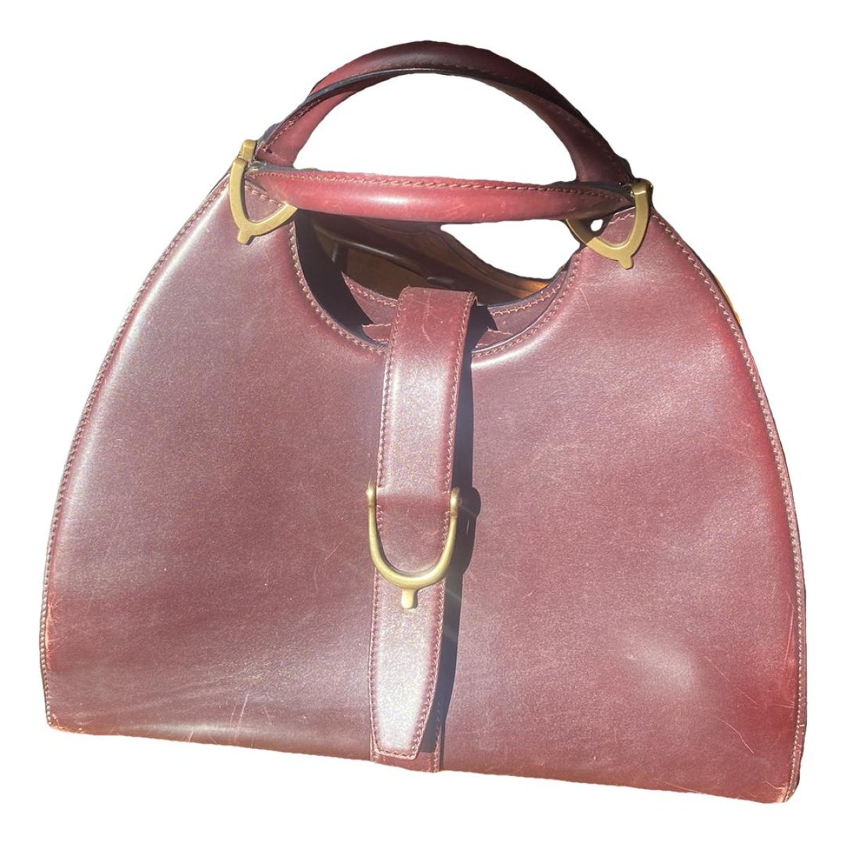 Stirrup leather handbag
