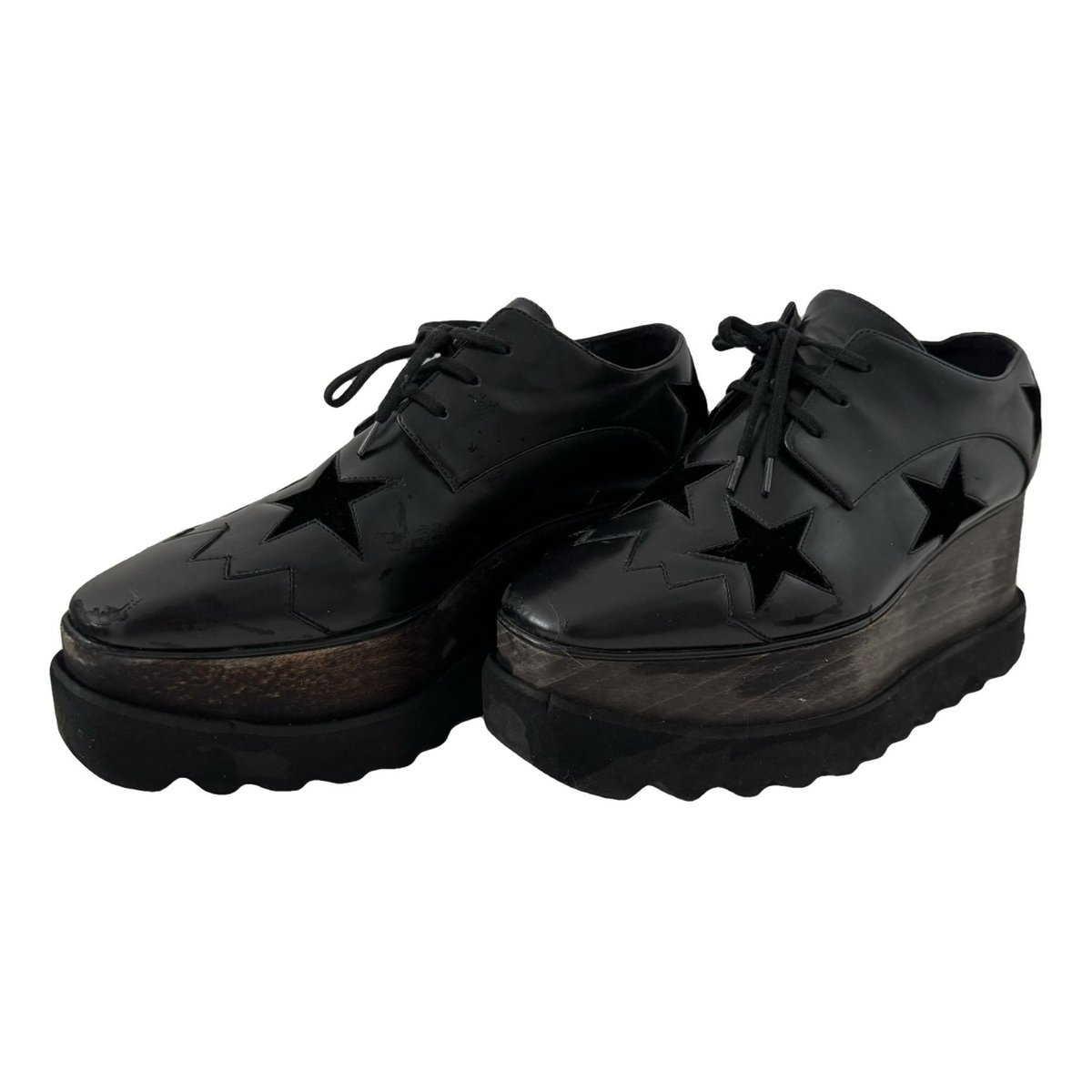 Elyse vegan leather lace ups