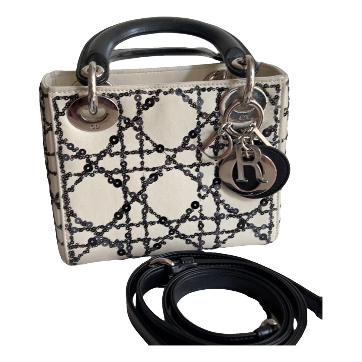Lady Dior leather handbag