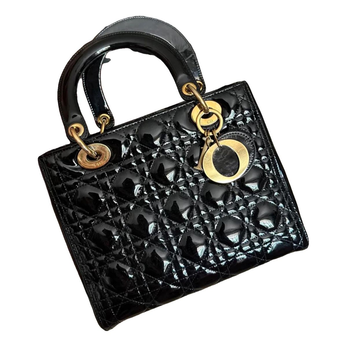 Lady Dior leather handbag