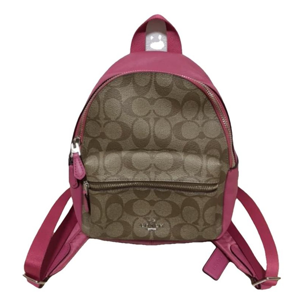 Campus leather backpack
