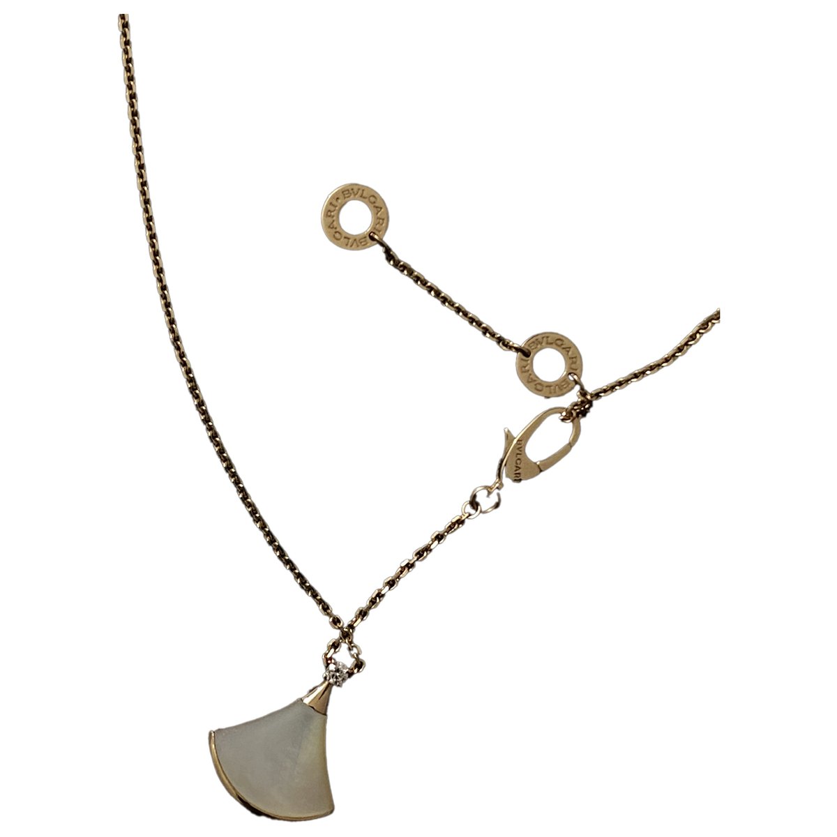 Diva's Dream pink gold necklace
