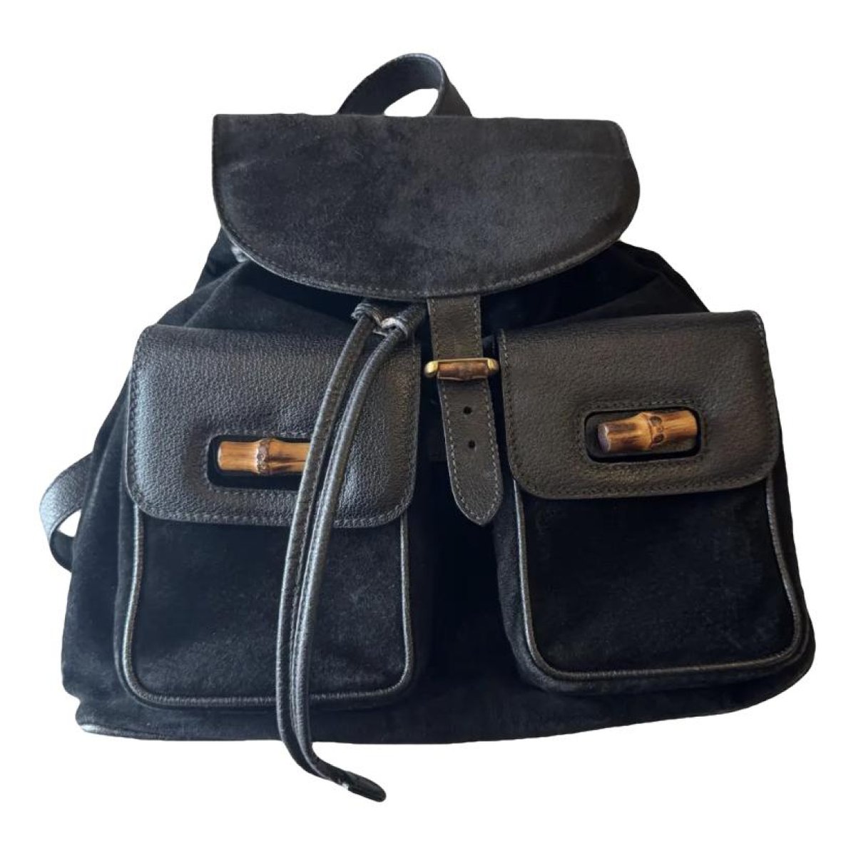 Bamboo leather handbag