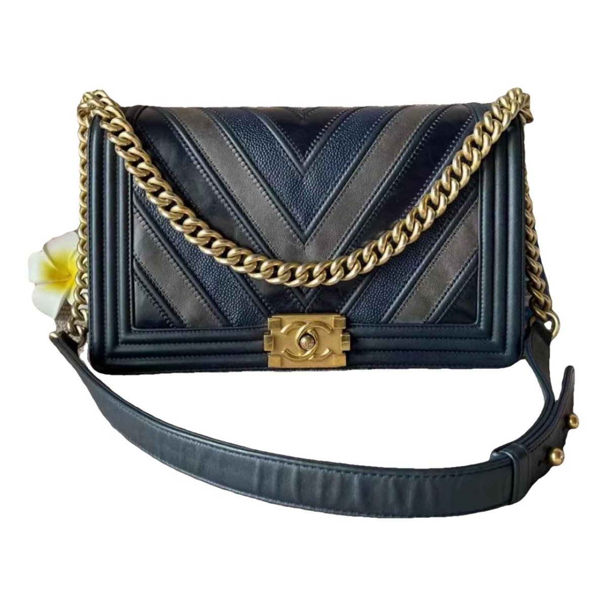Boy leather crossbody bag