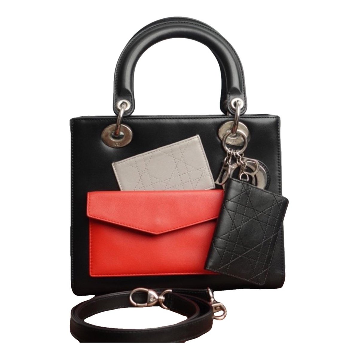 Lady Dior leather handbag