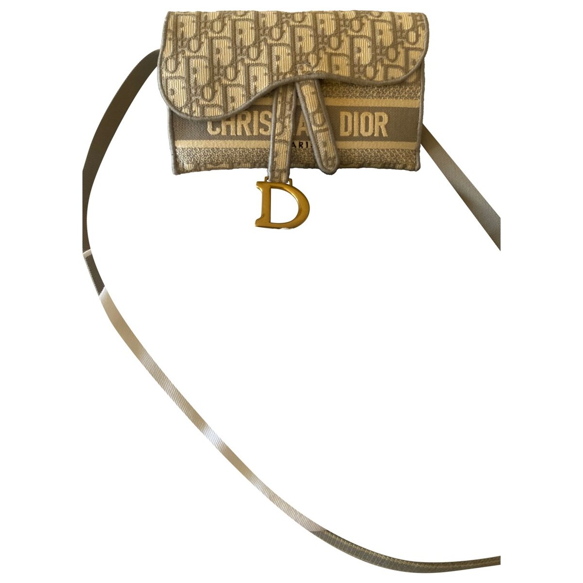 Saddle rectangular cloth crossbody bag