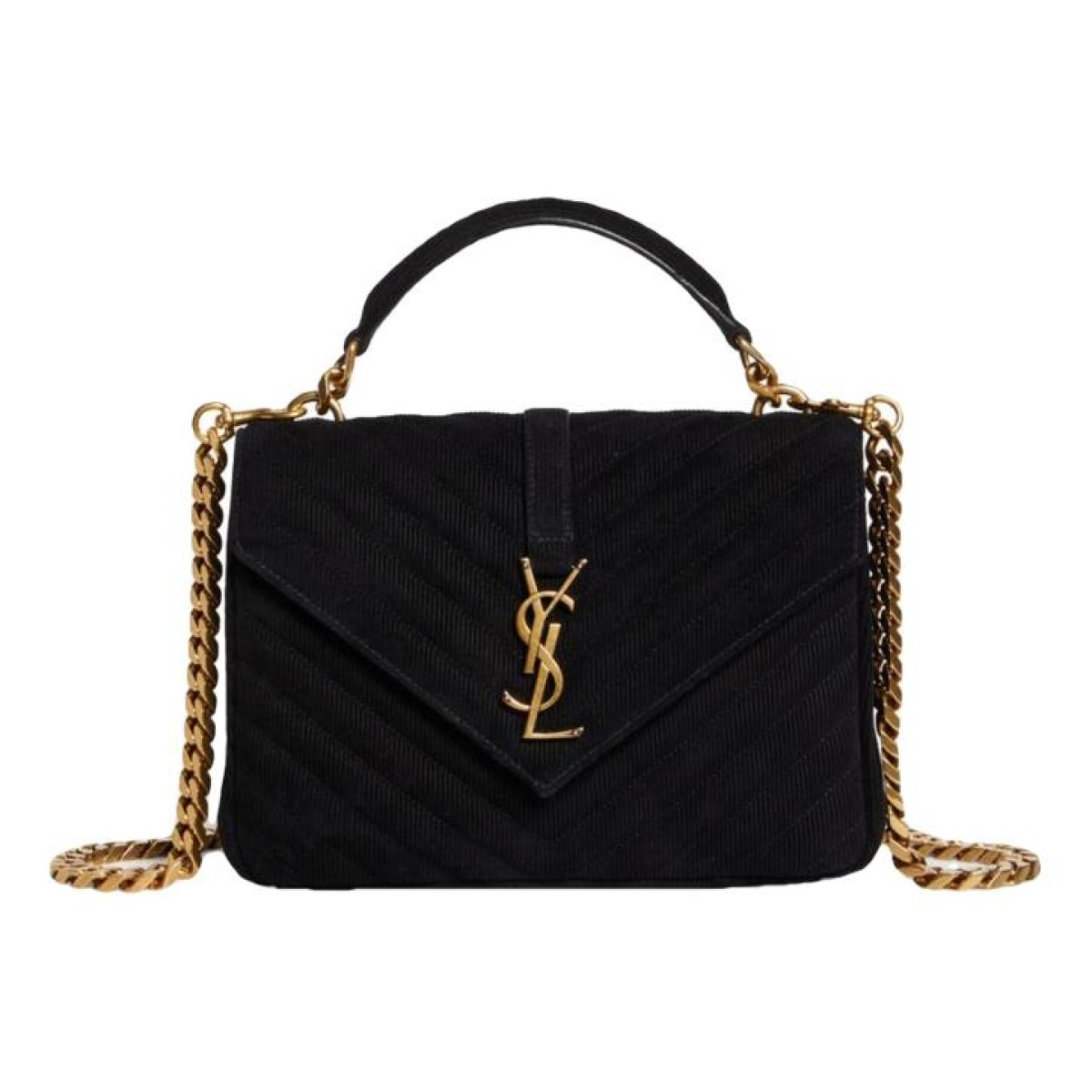 Collége monogramme cloth handbag