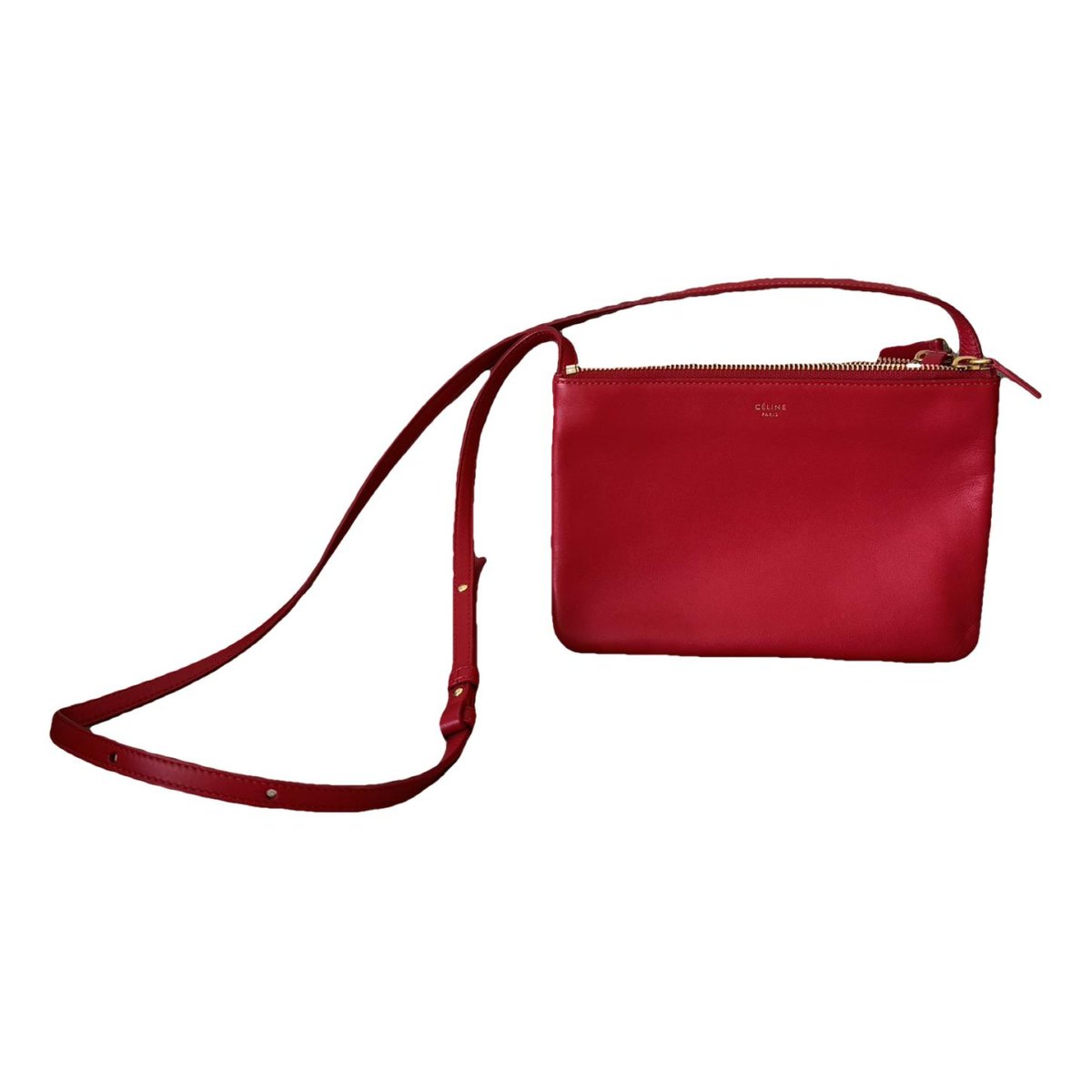 Trio leather crossbody bag