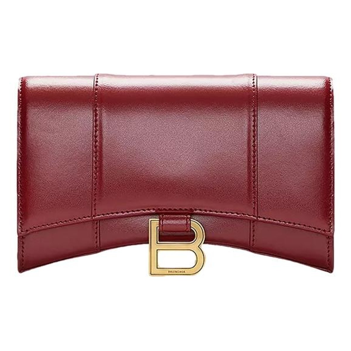Wallet On Chain B leather crossbody bag