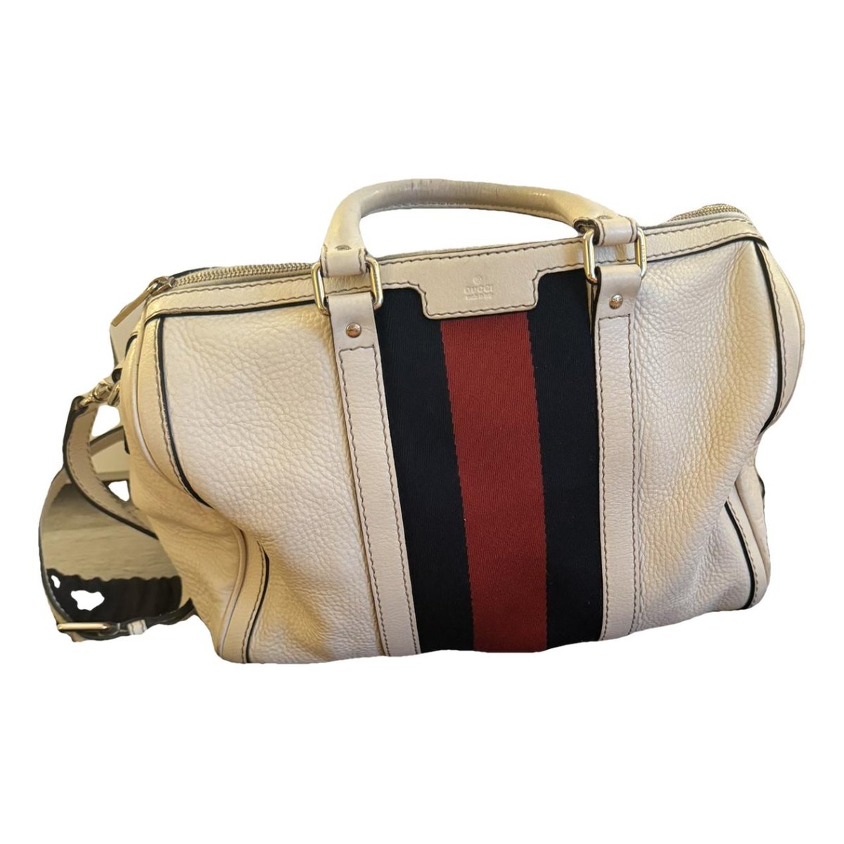 Boston leather bag