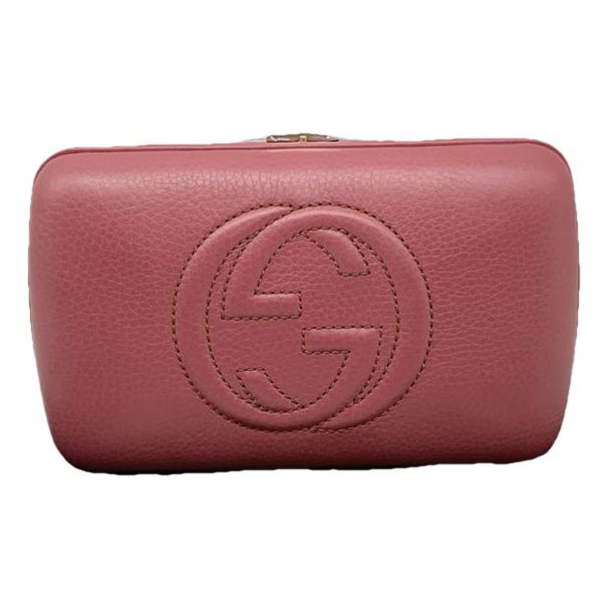 Soho leather clutch bag