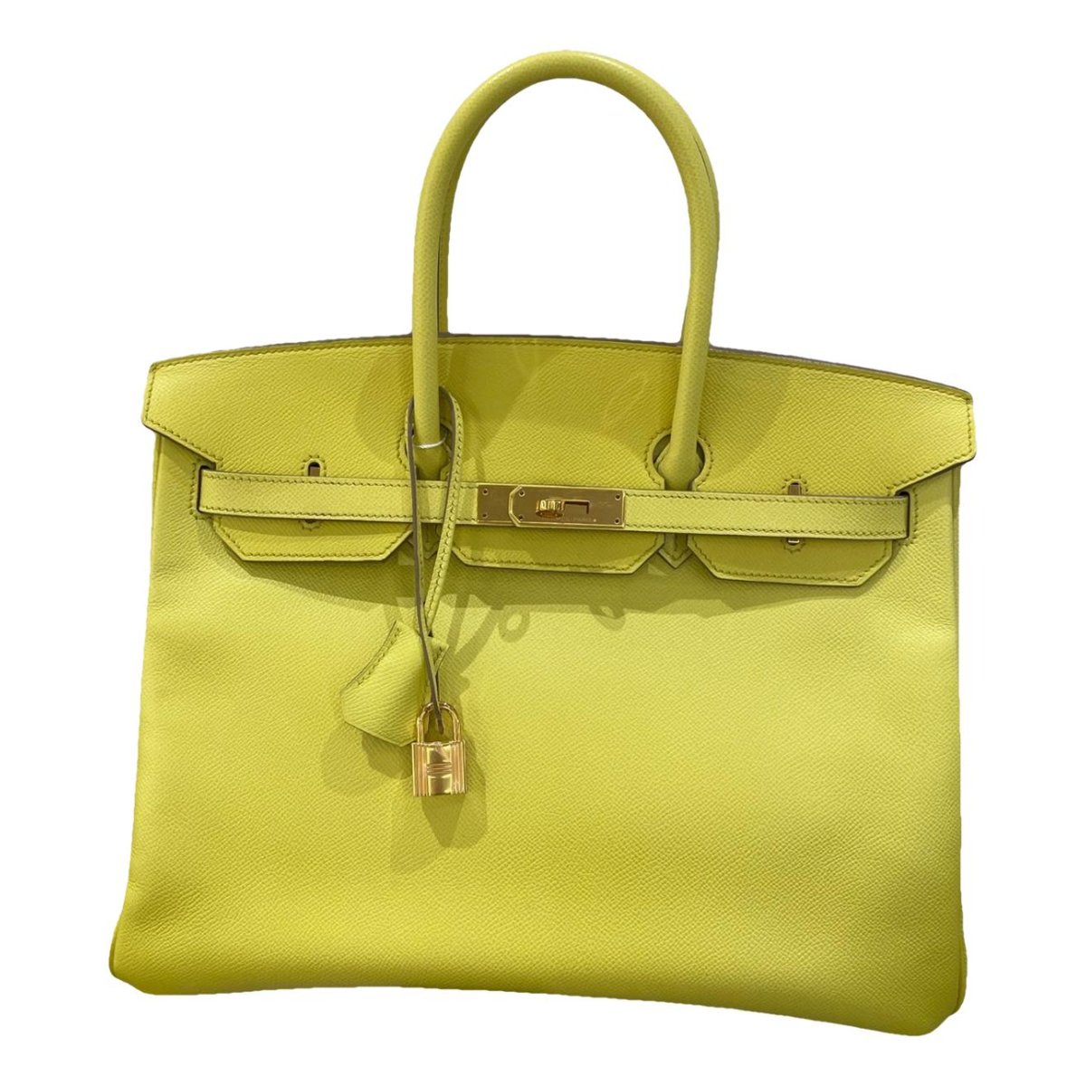 Birkin 35 leather handbag