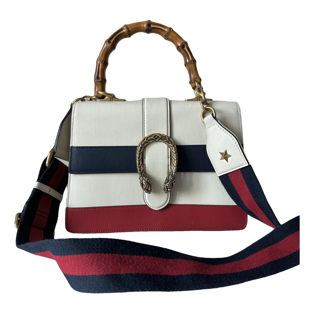 Dionysus Bamboo leather handbag