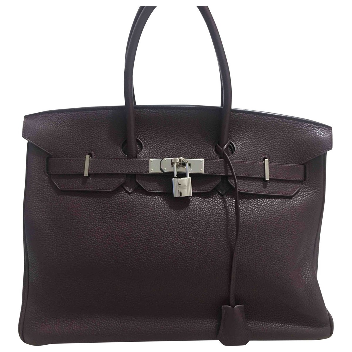 Birkin 35 leather handbag