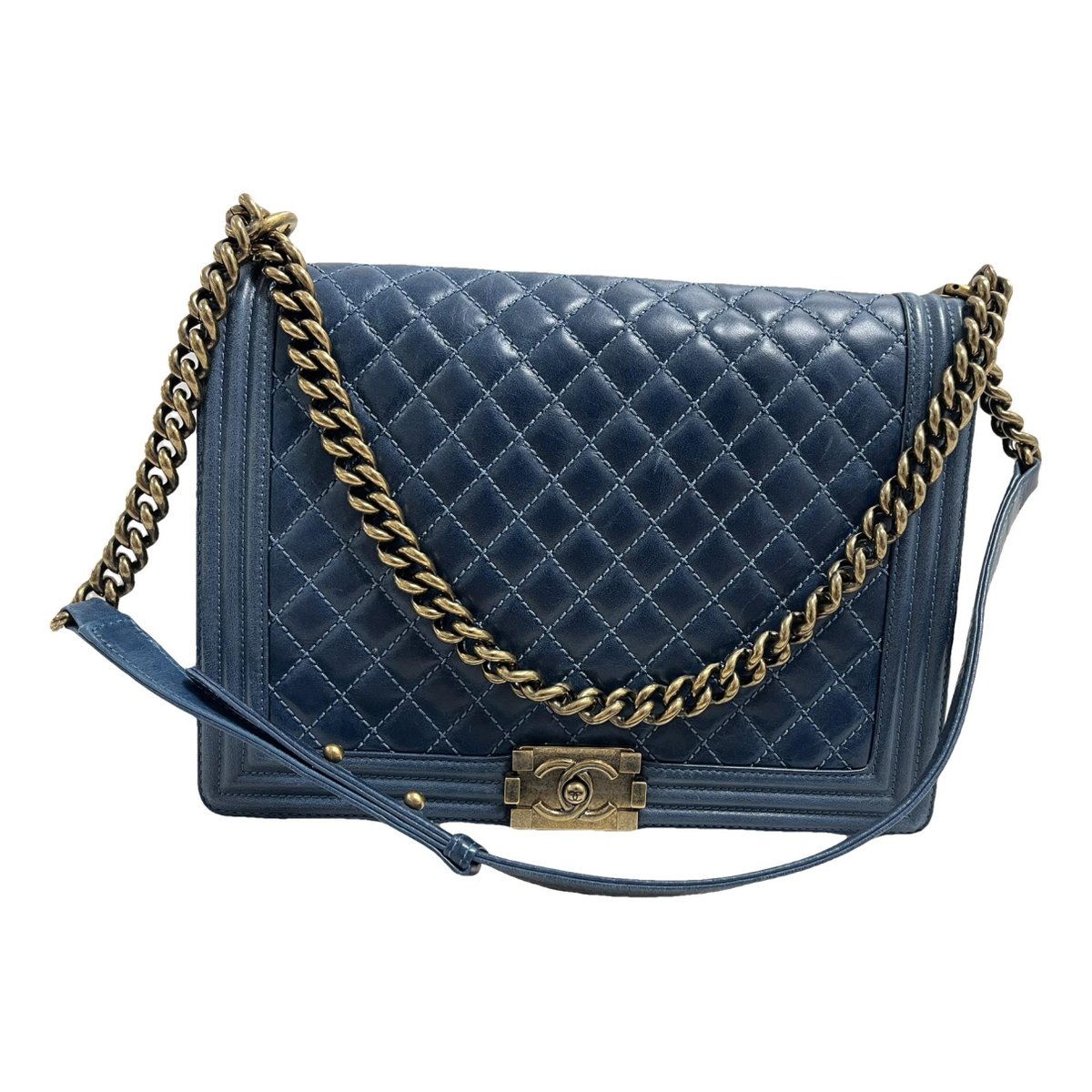 Boy leather crossbody bag