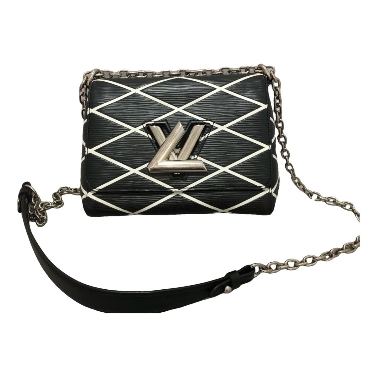 Twist leather crossbody bag