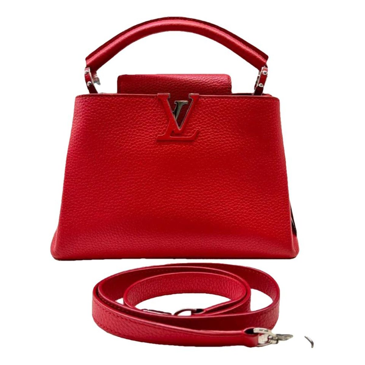 Capucines leather handbag