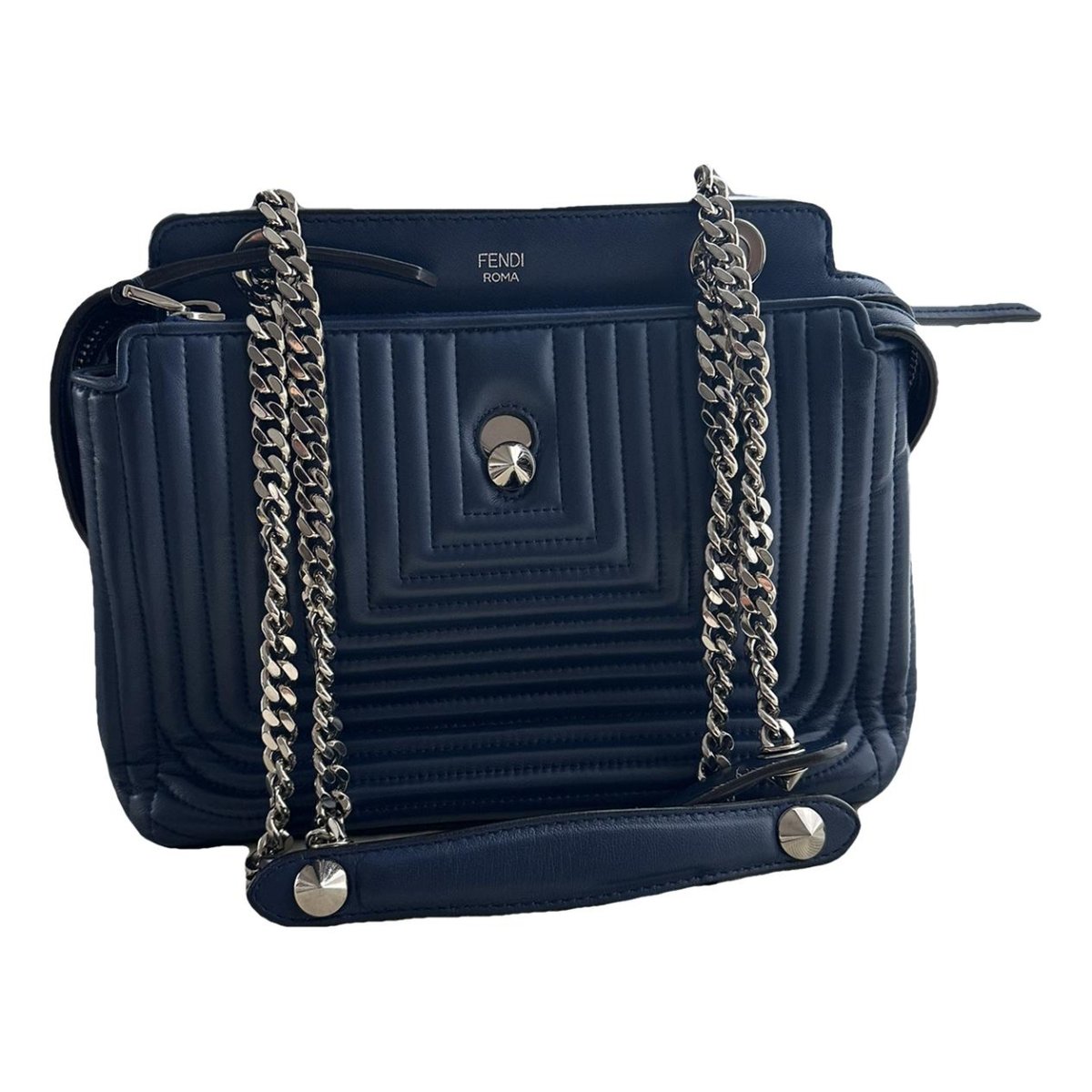 Dot Com leather handbag