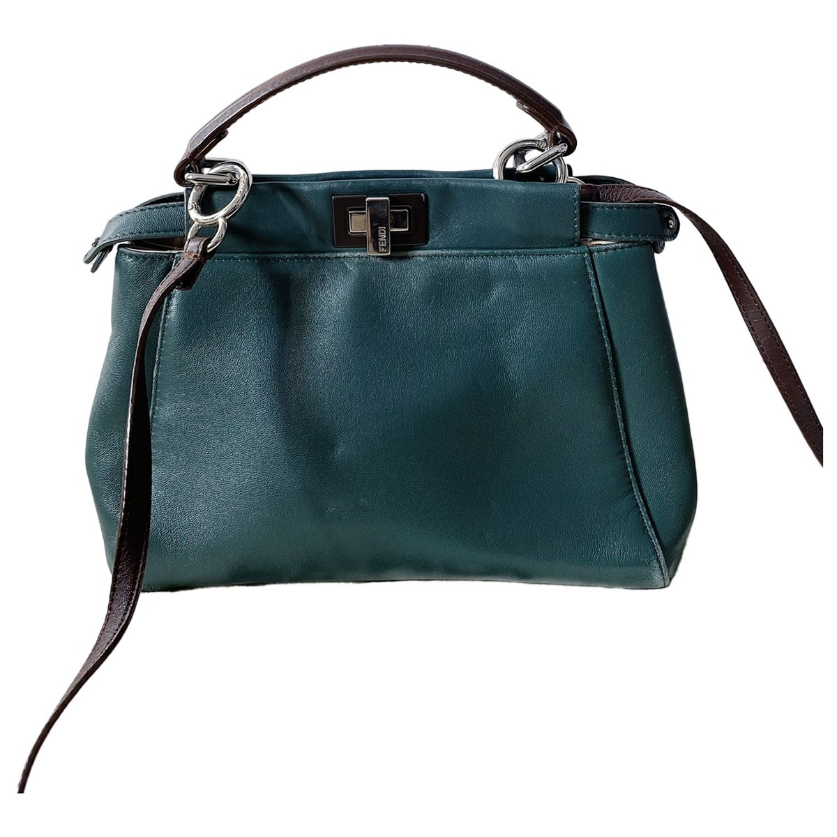 Peekaboo leather handbag