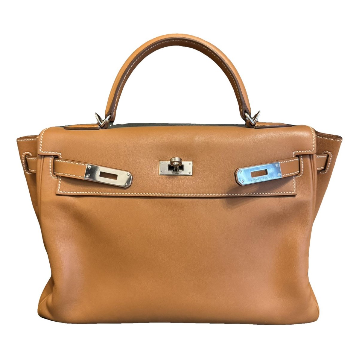 Kelly 32 leather handbag