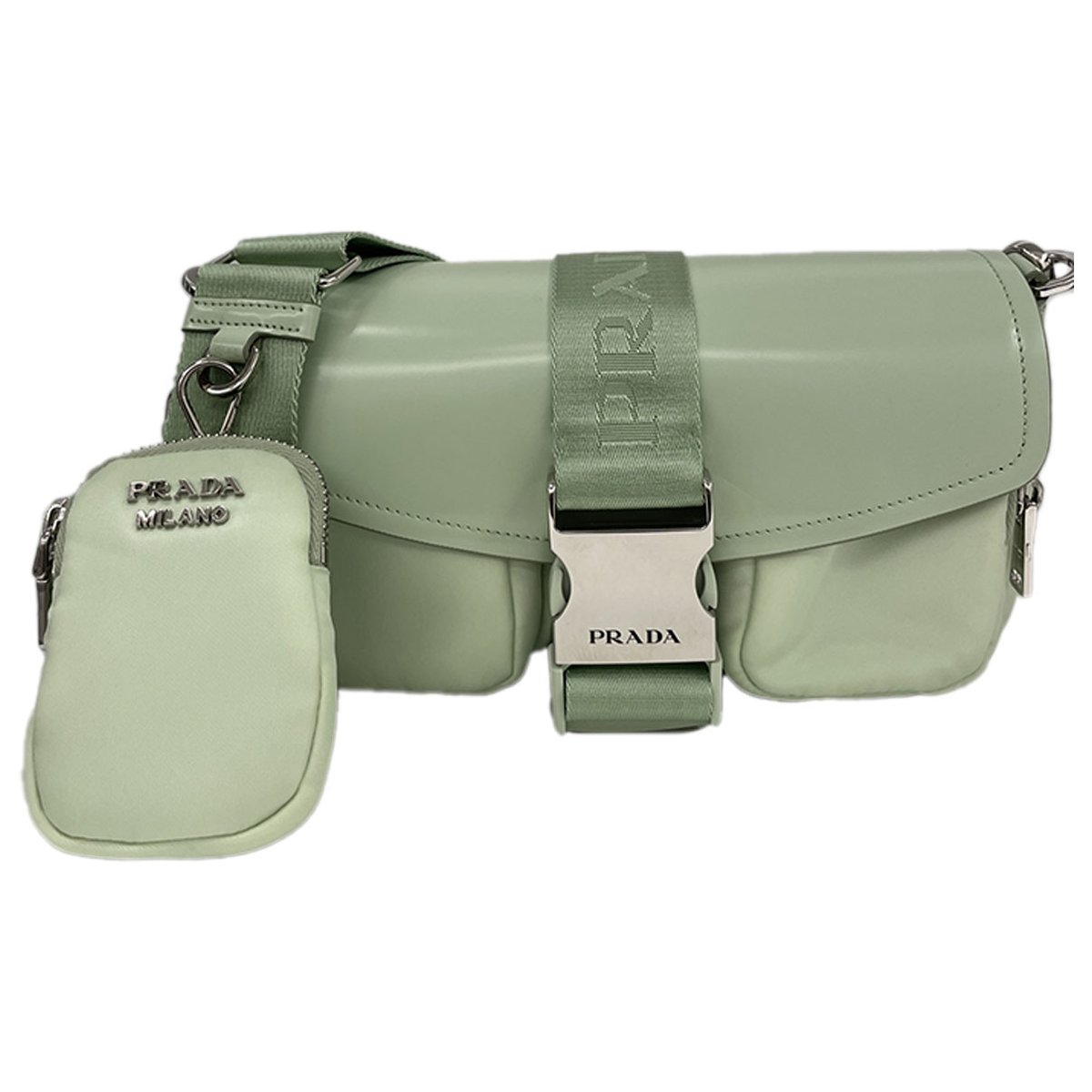 Prada Pocket cloth crossbody bag