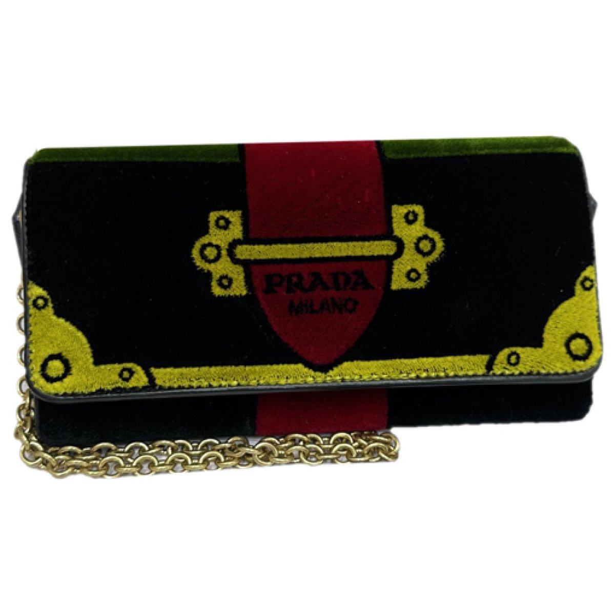 Cahier velvet crossbody bag