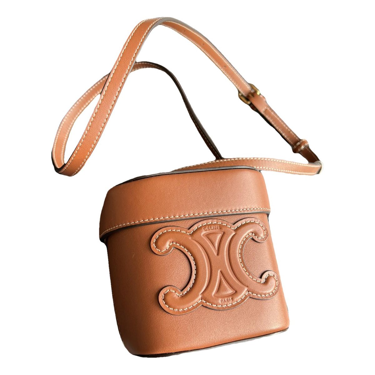 Triomphe leather handbag