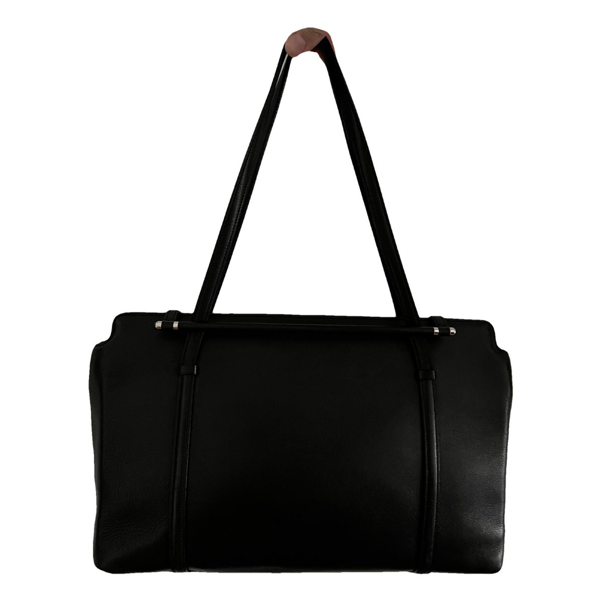 Cabochon leather handbag