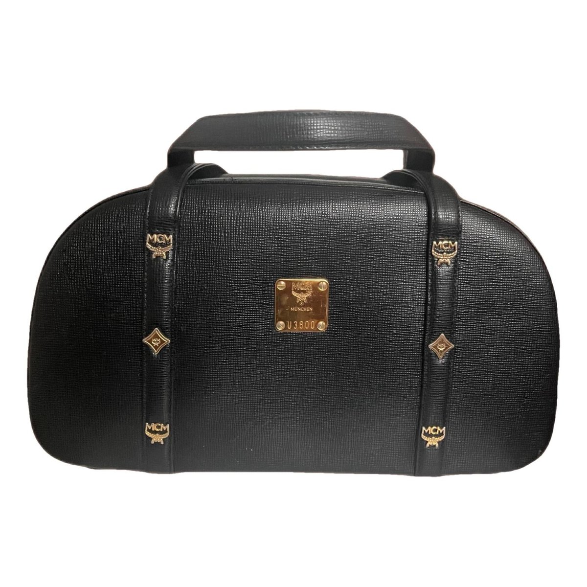 Boston leather handbag