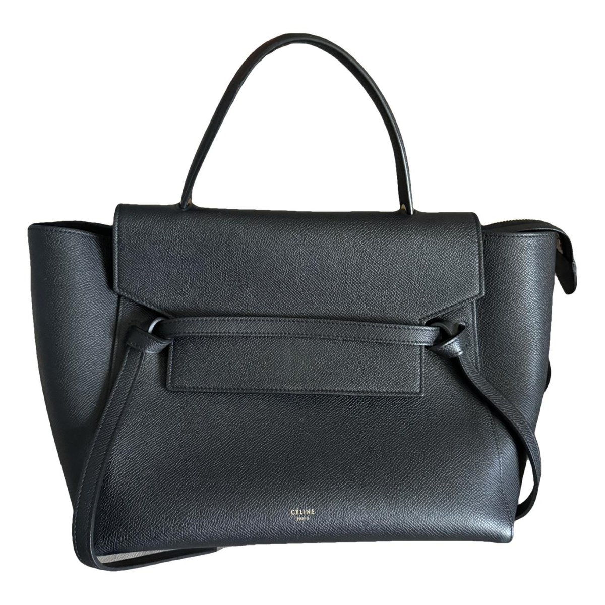 Belt leather handbag