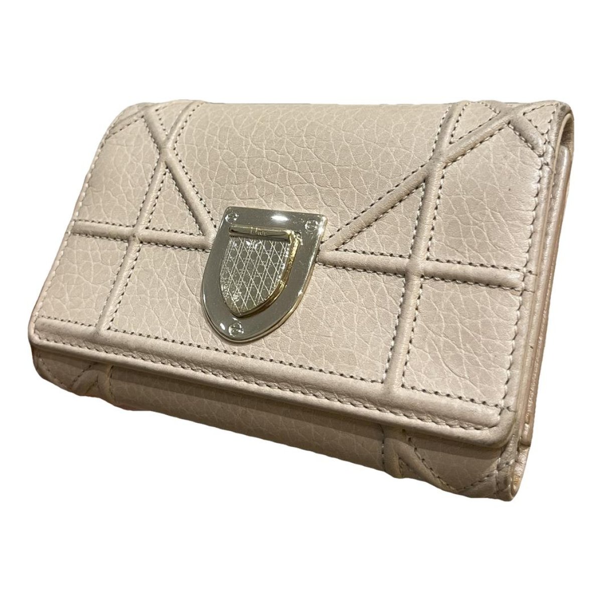 Diorama leather wallet