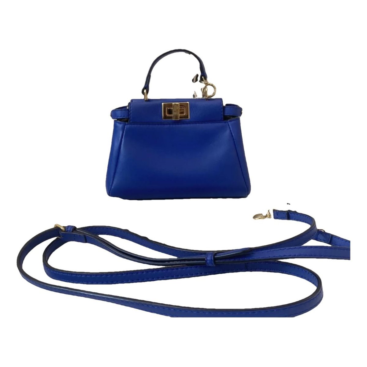Peekaboo leather handbag