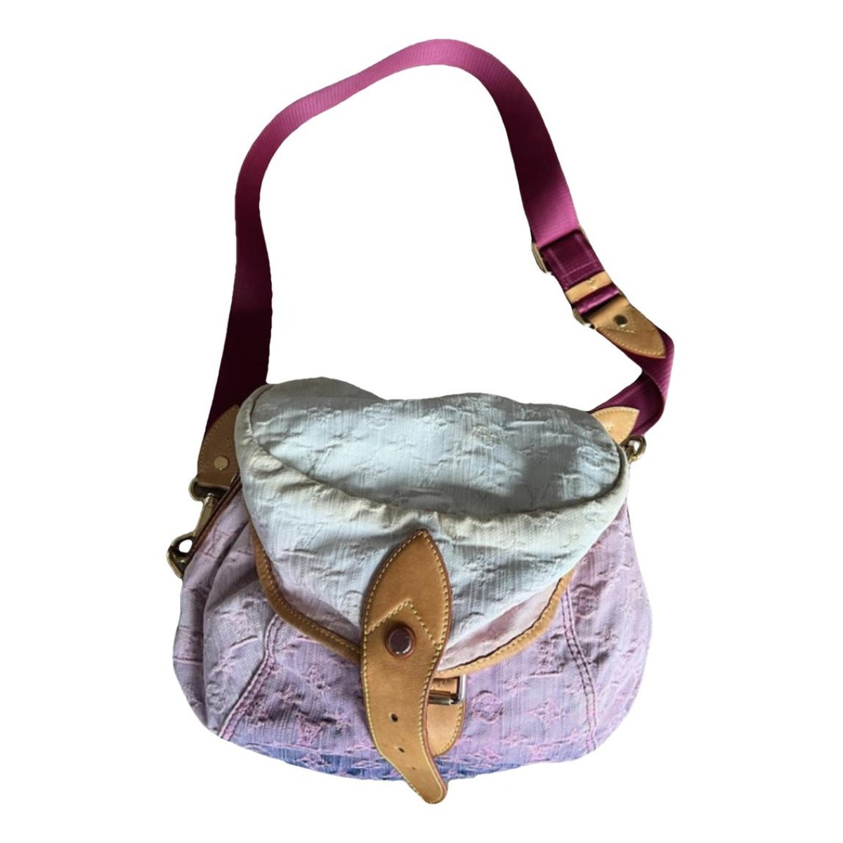 Sunburst cloth handbag