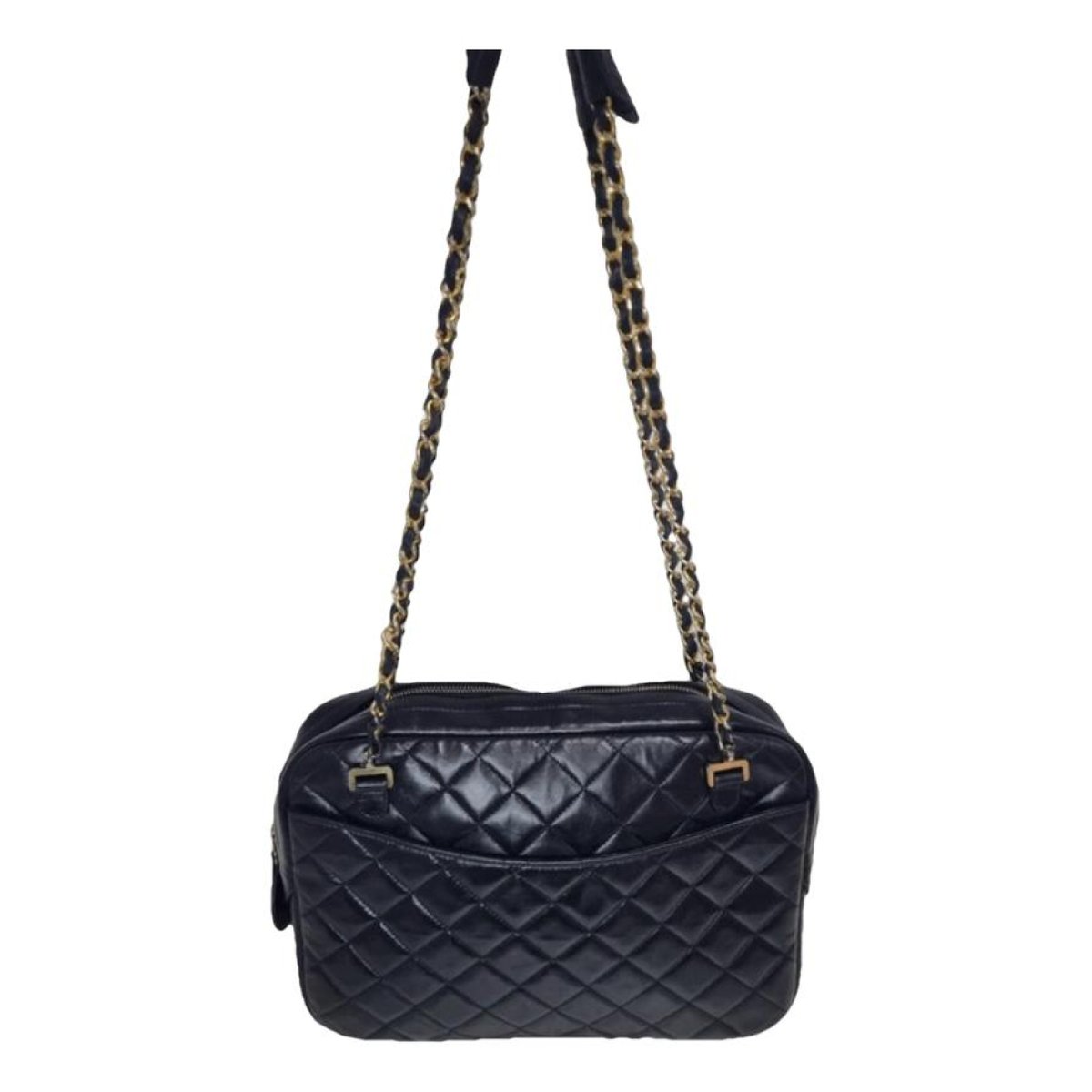 Camera leather handbag