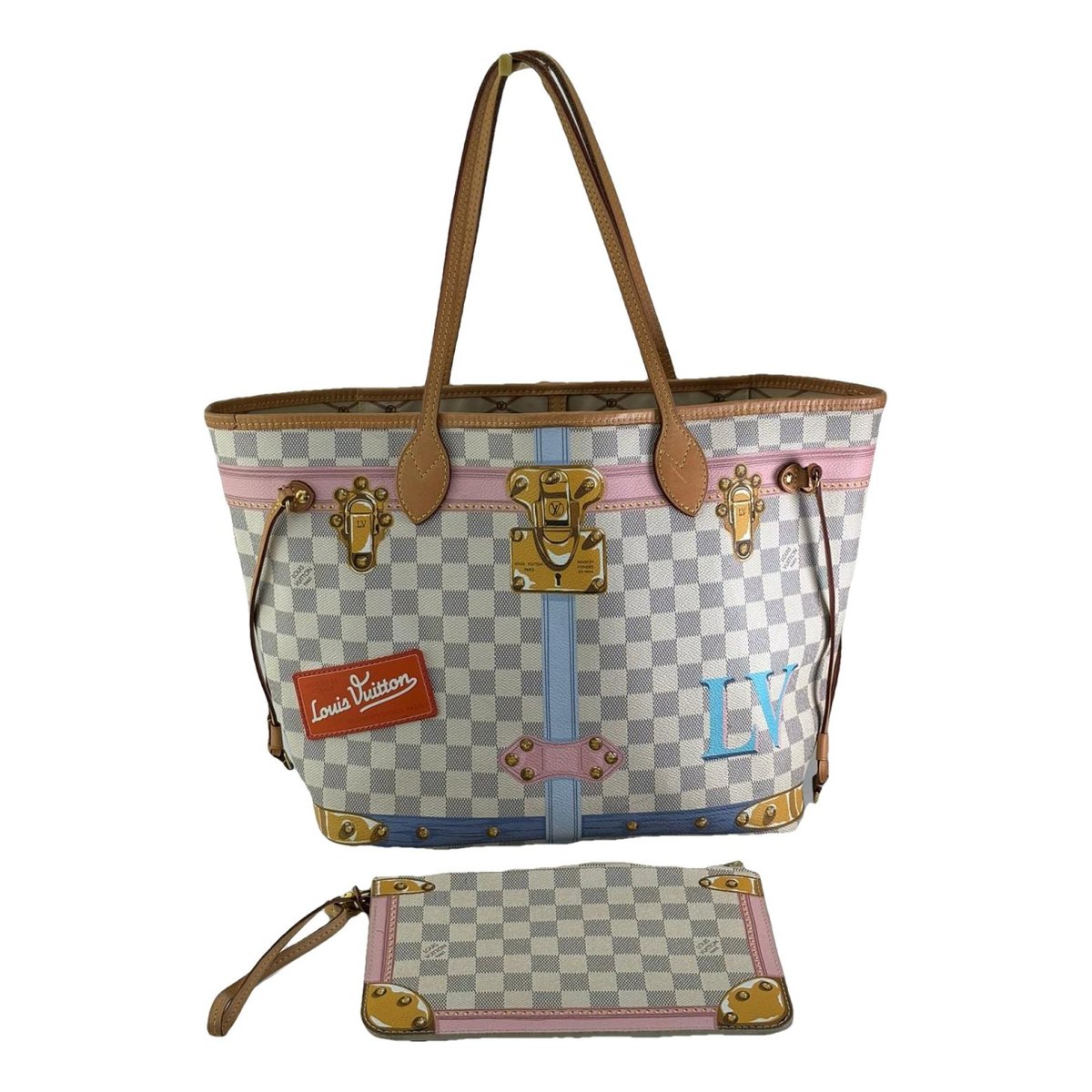 Neverfull leather handbag