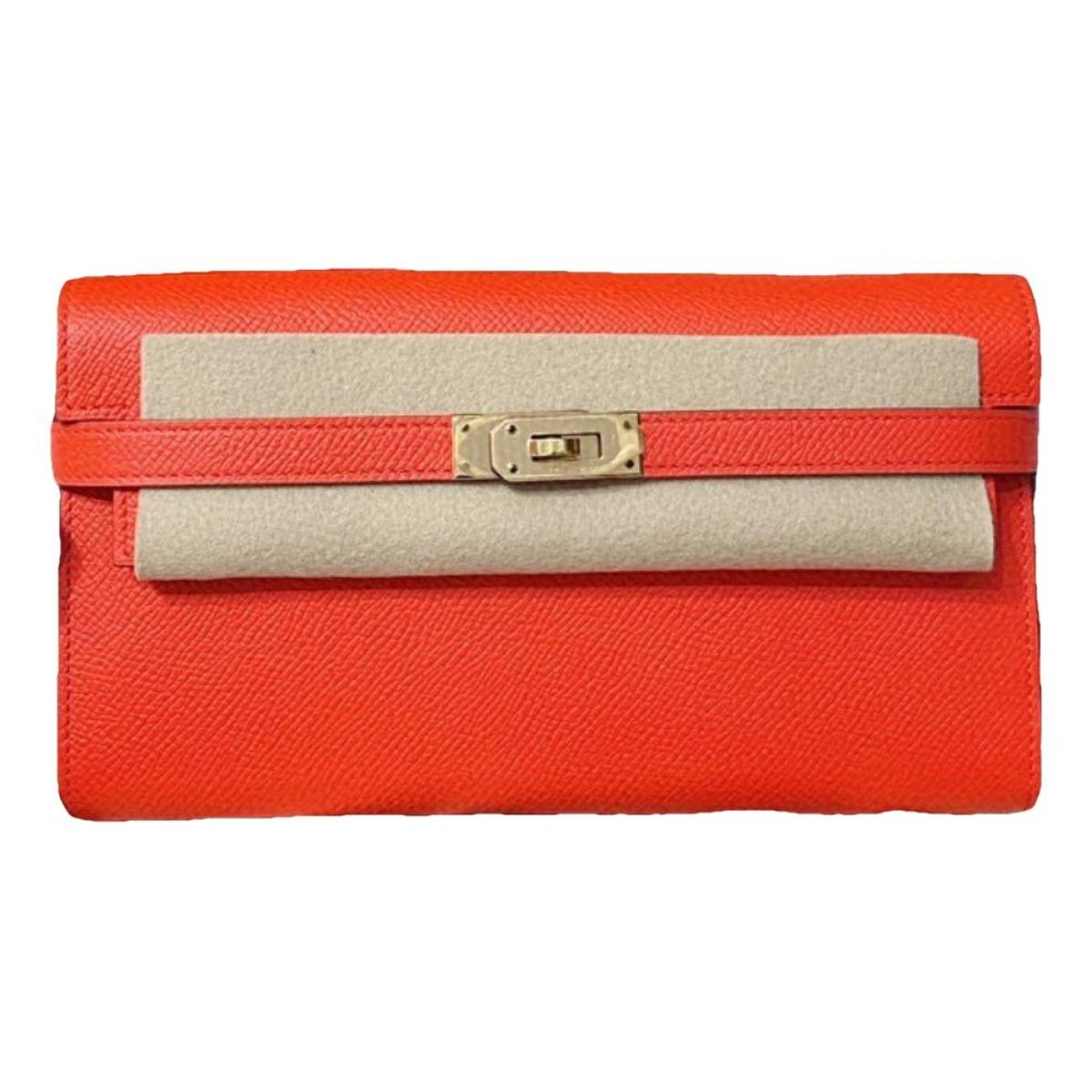 Kelly to go leather clutch bag