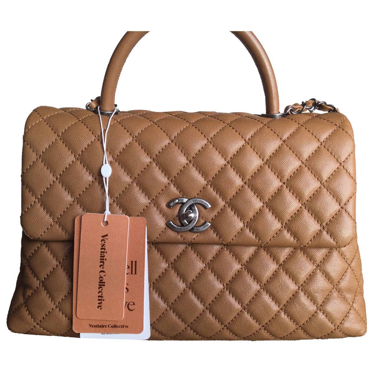 Coco Handle leather handbag