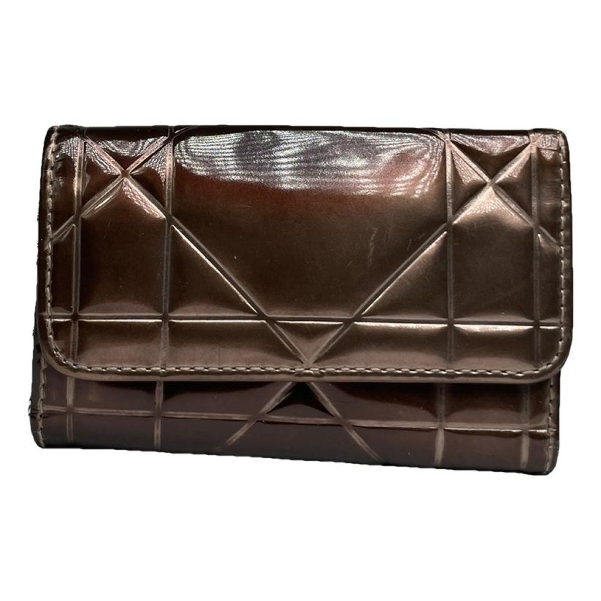 Diorama patent leather purse