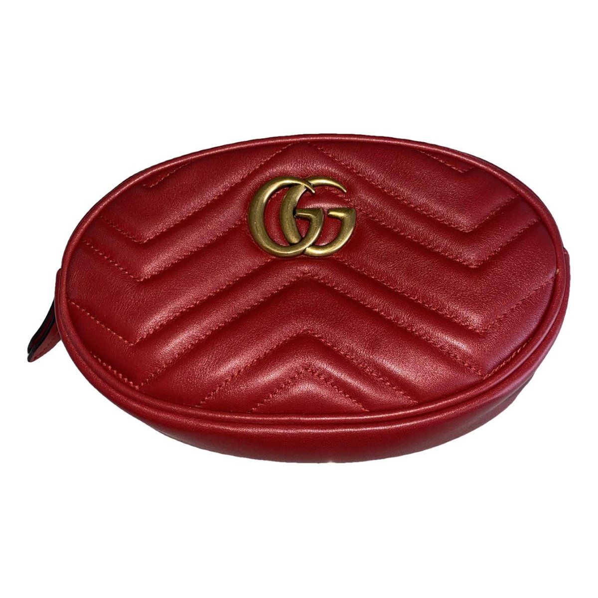 GG Marmont Oval leather handbag