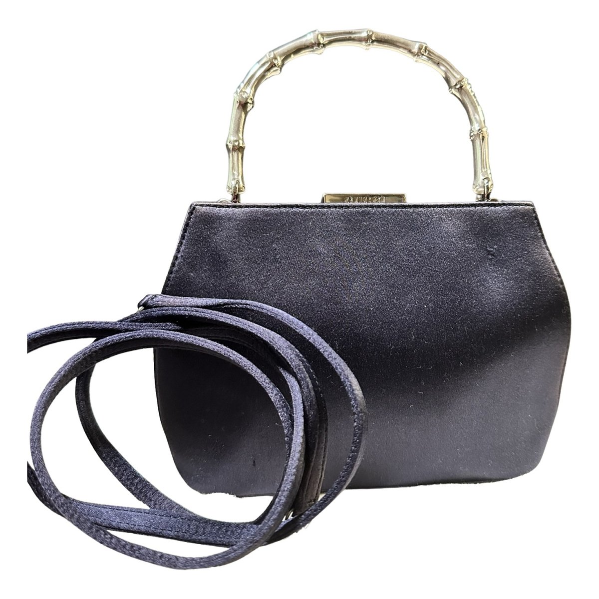 Bamboo Top Handle silk handbag