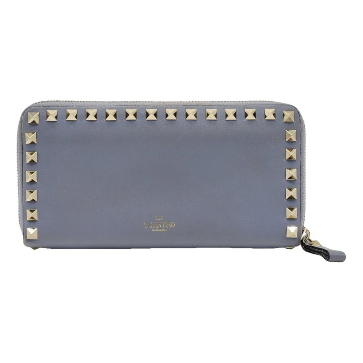Rockstud leather wallet
