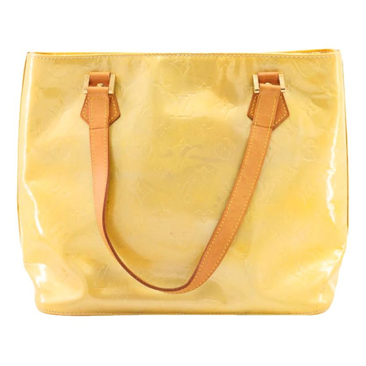Houston patent leather handbag