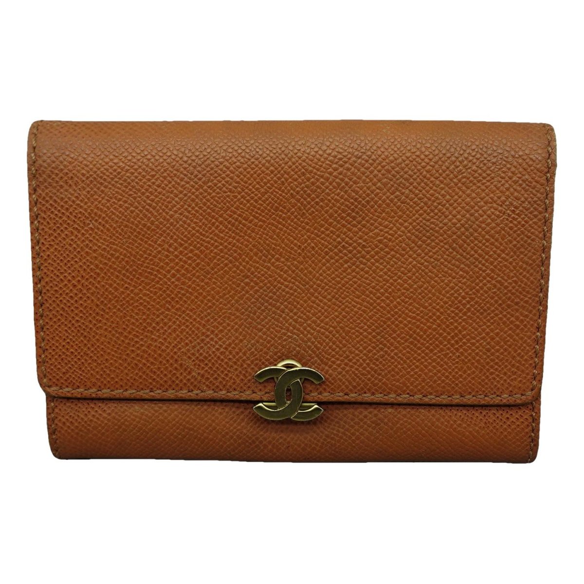 Wallet on Chain leather handbag