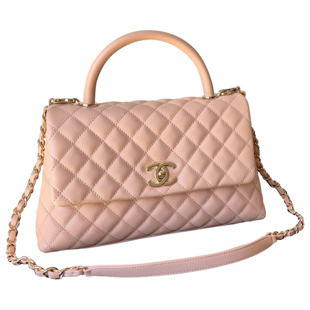 Coco Handle leather handbag