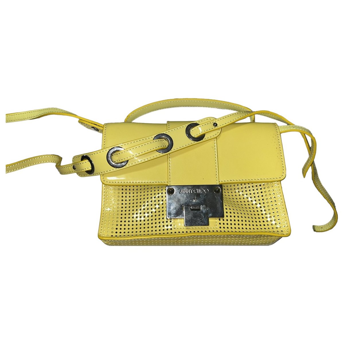 Rebel patent leather handbag