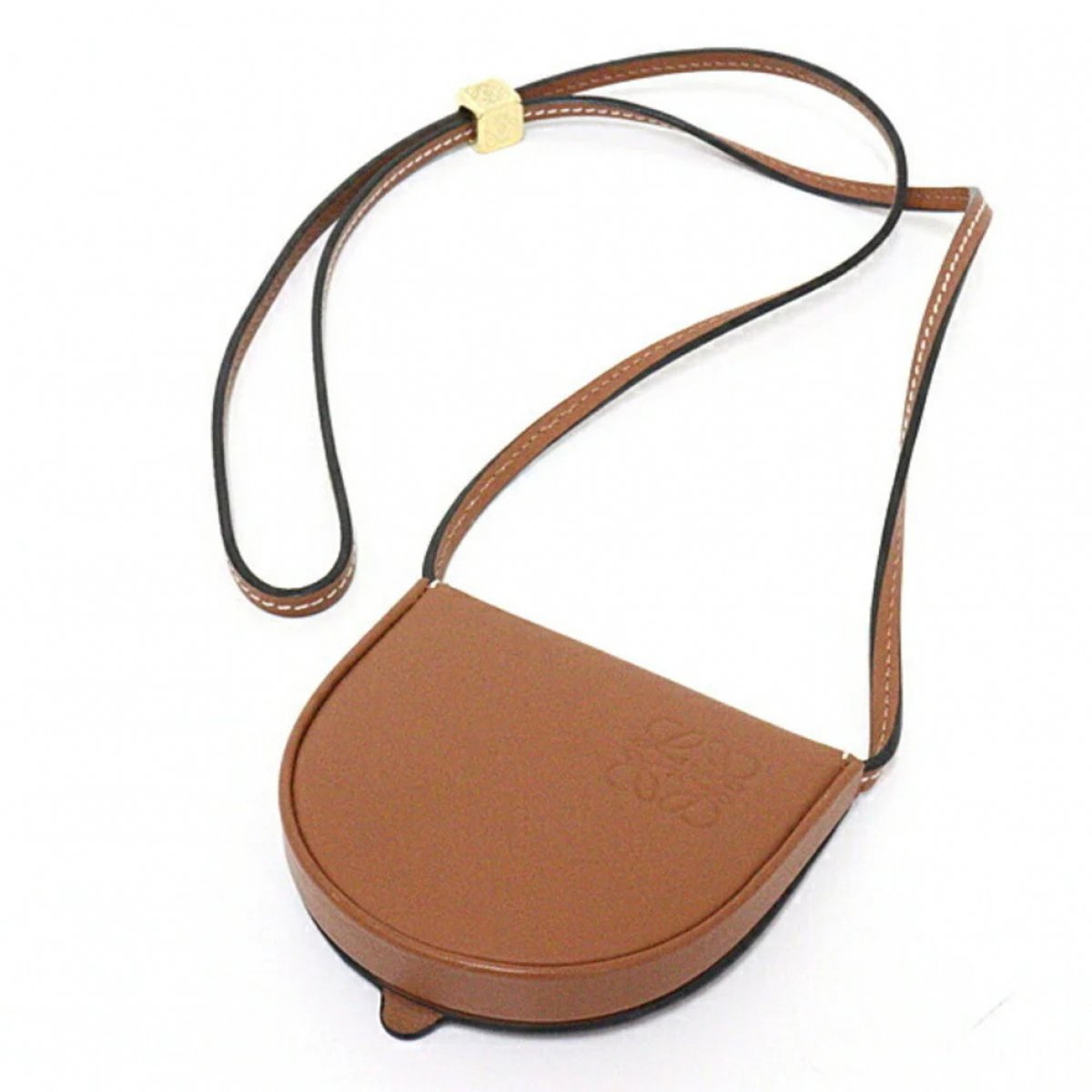 Heel leather handbag