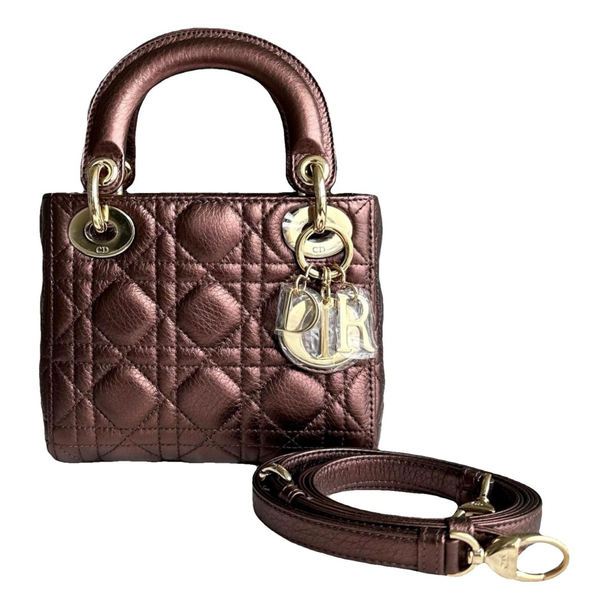 Lady Dior leather handbag
