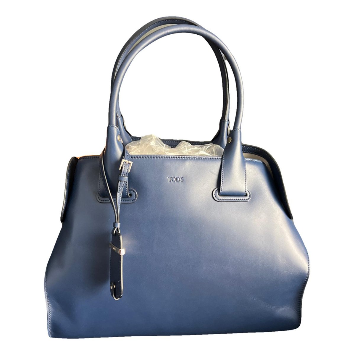 Shopping Media leather handbag