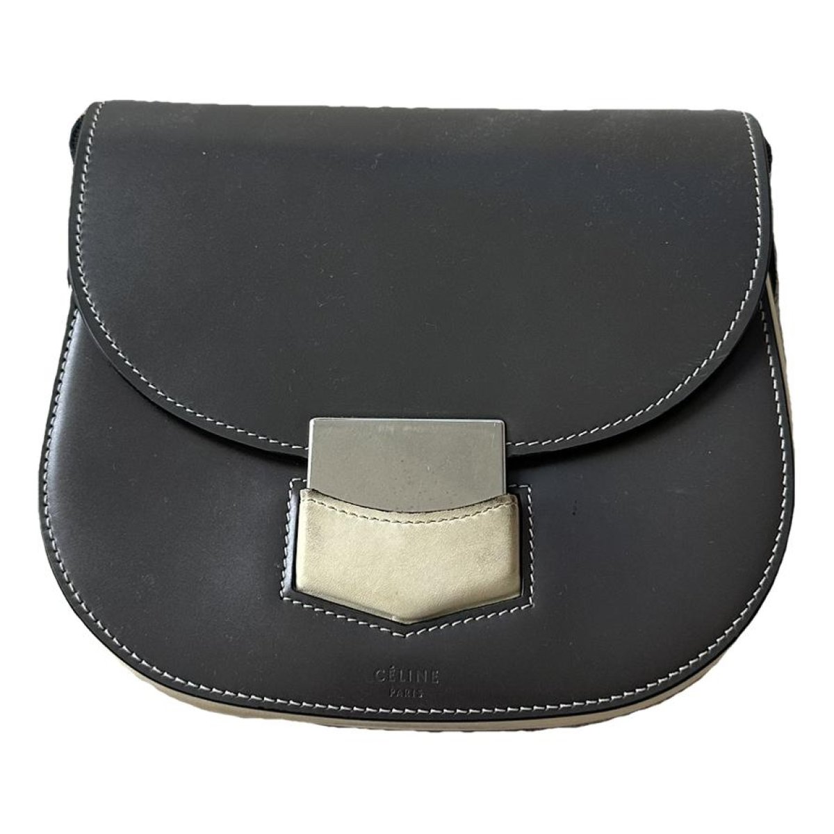 Trotteur leather crossbody bag