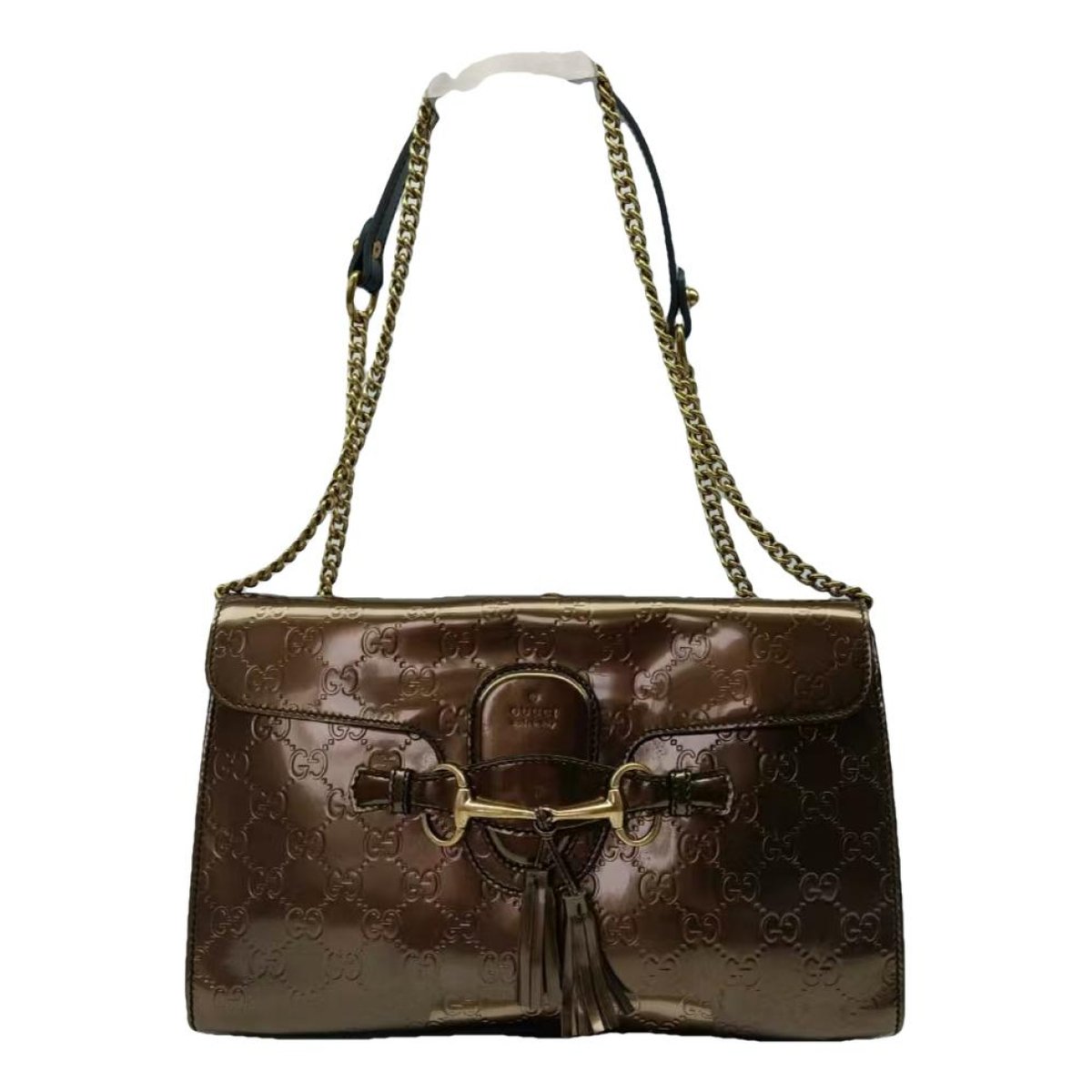 Emily patent leather handbag